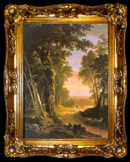 framed  Asher Brown Durand The Beeches, ta009-2